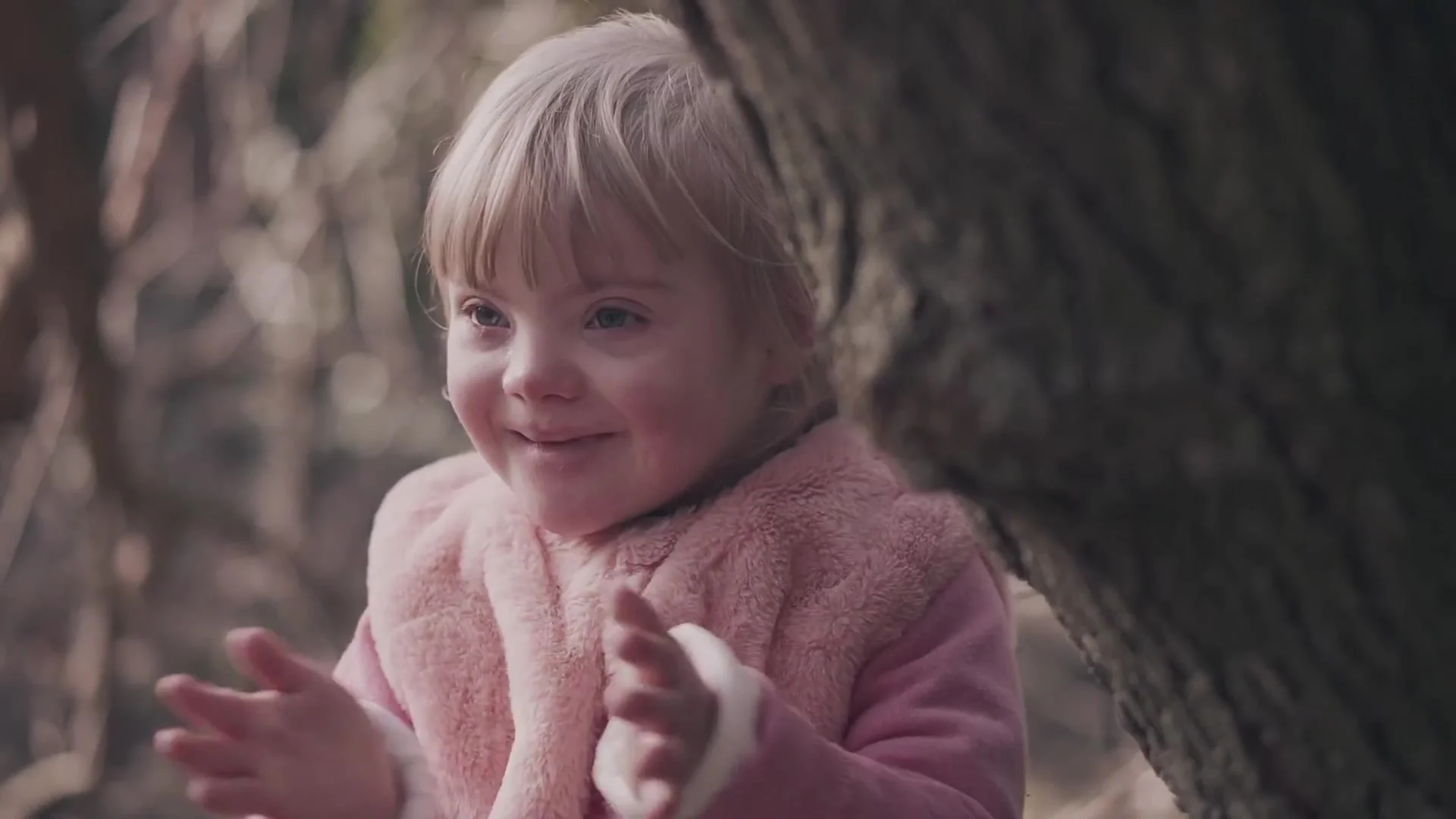 A child playing in a park in the film celebrating AIPD’s fortieth anniversary.