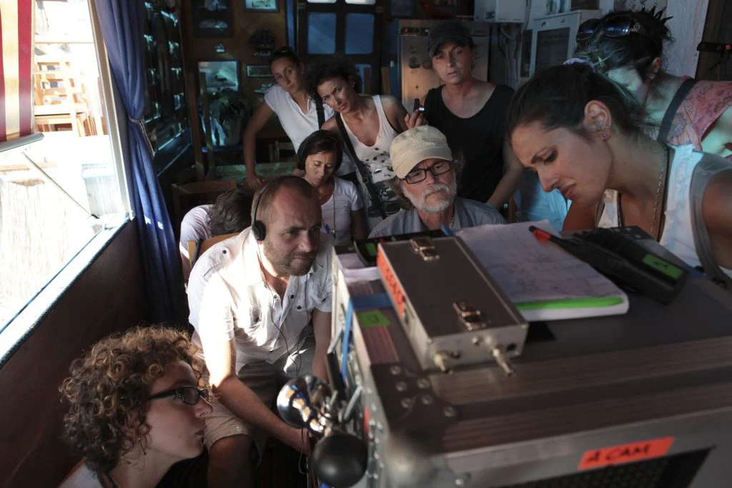 Dario Baldi working on set